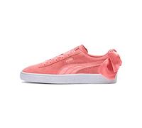 Puma Classic Suede Bow Womens - Pink Leather (archived) - Size UK 5