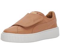PUMA Women's Basket Platform Strap Wn Sneaker, Apple Cinnamon White, 4.5 UK