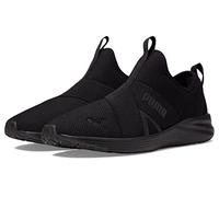 PUMA Women's Better Foam Prowl Slip Sneaker, Black Black, 6 Wide