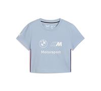 PUMA - Womens BMW MMS Ess+ Graphic T-Shirt, Color Blue Wash, Size: Large