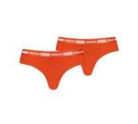 PUMA Women's Brazilian Bottoms, 2 pack Flame Orange