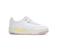 PUMA Womens Cali Dream Logo Lace Up Platform Sneakers Shoes Casual - White, White, 8 UK