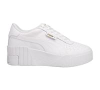 Puma Womens Cali Wedge, Puma White/Puma White, 6