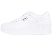 Puma Women's Cali Wedge Sneaker, Puma White/Puma White, 6 UK