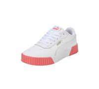 Puma Women's Carina 2.0 Sneaker, Puma White Hibiscus Flower Puma Gold, 3.5 UK