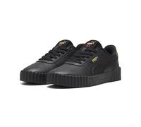 PUMA Women's Carina 3.0 Animal Flair Sneaker, Black Gold, 5.5 UK