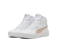 PUMA Women's Carina 3.0 MID Sneaker, White-Rose Quartz Gold, 5 UK