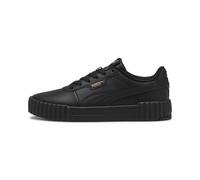 PUMA Women's Carina 3.0 Sneaker, Black Gold, 3.5 UK
