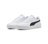 PUMA Women's Carina 3.0 Sneaker, White Black Gold, 3.5 UK