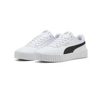 PUMA Women's Carina 3.0 Sneaker, White Black Gold, 7 UK