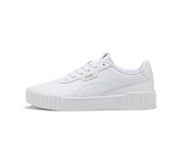 PUMA Women's Carina 3.0 Sneaker, White Gold, 6 UK