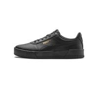 PUMA Women Carina L Sneakers, Puma Black-Puma Black-Puma Team Gold, 3.5 UK