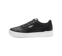 PUMA Women's Carina L Sneaker, Black Black White Silver, 5 UK