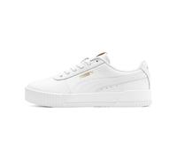 Puma Womens Carina Lux Trainers Sports Shoes - White Leather - Size UK 5