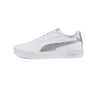 PUMA Womens Carina Metallic Adult Sneaker, 3 0 Aqua Metallics White Silver, 8 UK