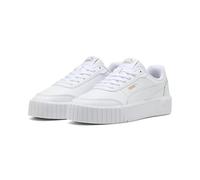 Puma Women's Carina Mia, Puma White-Puma Gold, 3.5 UK