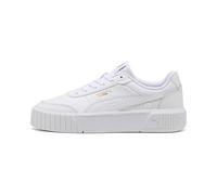 Puma Women's Carina Mia, Puma White-Puma Gold, 7.5 UK