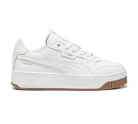 PUMA Womens Carina Street Lux Lace Up Sneakers Shoes Casual - White, White, 5 UK