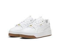 Puma Womens Carina Street Lux Sneakers - White - Size UK 3