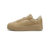 PUMA Womens Carina Street Sneaker, Prairie Tan-Prairie Tan-Gold, 9.5