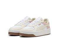 PUMA Women's Carina Street Sneaker, White-Alpine Snow-Frosted Ivory, 7 UK