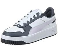 PUMA Women's Carina Street Sneaker, White-Lilac Frost-Galactic Gray, 8.5 UK