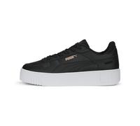PUMA Women's Carina Street Trainers, PUMA Black-PUMA Black-Rose Gold-PUMA White, 8 UK