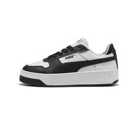 PUMA Women's Carina Street Trainers, PUMA White-PUMA Black-PUMA Black, 7.5 UK