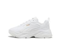 PUMA Women's Cassia 2.0 Sneaker, White-Gold, 6 UK