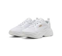 PUMA Women's Cassia 2.0 Sneaker, White Gold White, 8 UK