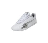 PUMA Women's Catch Soleil Metallic Trainers, PUMA White-PUMA Silver, 4 UK