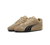 PUMA Women's Catch Soleil Topcat Trainers, Toasted Almond-PUMA Black-PUMA Gold, 3.5 UK