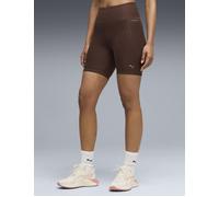 PUMA Women's Cloudspun 6" Short Tights - Chocolate Brown - Size: Small