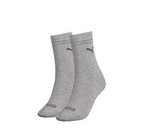 Puma Women's CLSSC Sock, Grey Melange, 35/38 (Pack of 2)