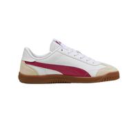 Puma Womens Club 5v5 Leather Trainers - White/Red - 7 UK - White/Red - 100% Mixed