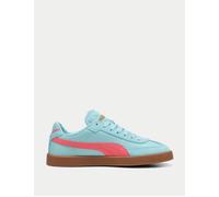PUMA Women's Club II Era Sneakers - Safe Lake/Peach Frost/Gum - UK 4 - Blue