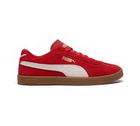 PUMA Womens Club Ii Era Suede Lace Up Sneakers Shoes Casual - Red, Red, 4 UK