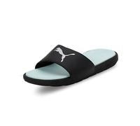 PUMA Women's Cool Cat 2.0 Sport WNS Slide Sandal, Puma Black-puma Silver-fair Aqua, 3.5 UK
