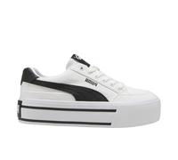 PUMA Womens Court Classic Vulc Platform Sneakers Shoes Casual - White, White, 10
