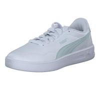 PUMA Women's Court Lally Sneaker, White-Peaceful Blue, 6.5 UK
