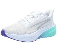PUMA Women's Darter Pro Running Shoe Sneaker, White-Electric Peppermint, 5 UK