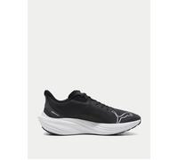 PUMA Unisex Darter PRO Road Running Shoe, Black White, 6 UK