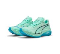 PUMA Womens Deviate Nitro Elite 3 Running Sneakers Shoes - Green, Mint Melt/Speed Blue, 7 UK