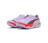 PUMA Womens Deviate Nitro Elite 4 Running Sneakers Shoes, Light Lavender-ultra Red-inky Depths, 7.5