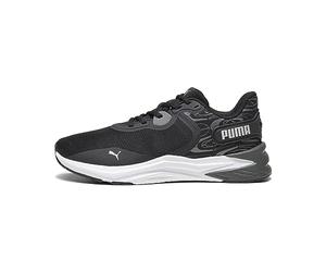 PUMA Women's Disperse XT 3 Retro Glam WNS Road Running Shoe, Black White Silver, 3.5 UK