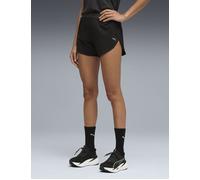 PUMA Women's Dreamrun dryCELL Running 3" Shorts - Black - Size: Medium