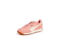PUMA Women's Easy Rider Vintage Sneakers, Deeva Peach/Alpine Snow/Gold, 5.5 UK