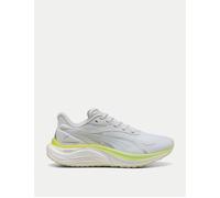 PUMA Women's Electrify NITRO 4 Running Shoes - Vibrant Silver/Apple Spritz/Deep Plum - UK 4 - Grey
