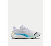 PUMA Women's Electrify NITRO 4 Running Shoes - White/Mint Melt/Speed Blue - Size: UK 7