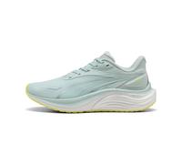 PUMA Womens Electrify Nitro 4 Running Sneakers Shoes - Green, Fresh Water-lemon Crush-puma Silver, 9